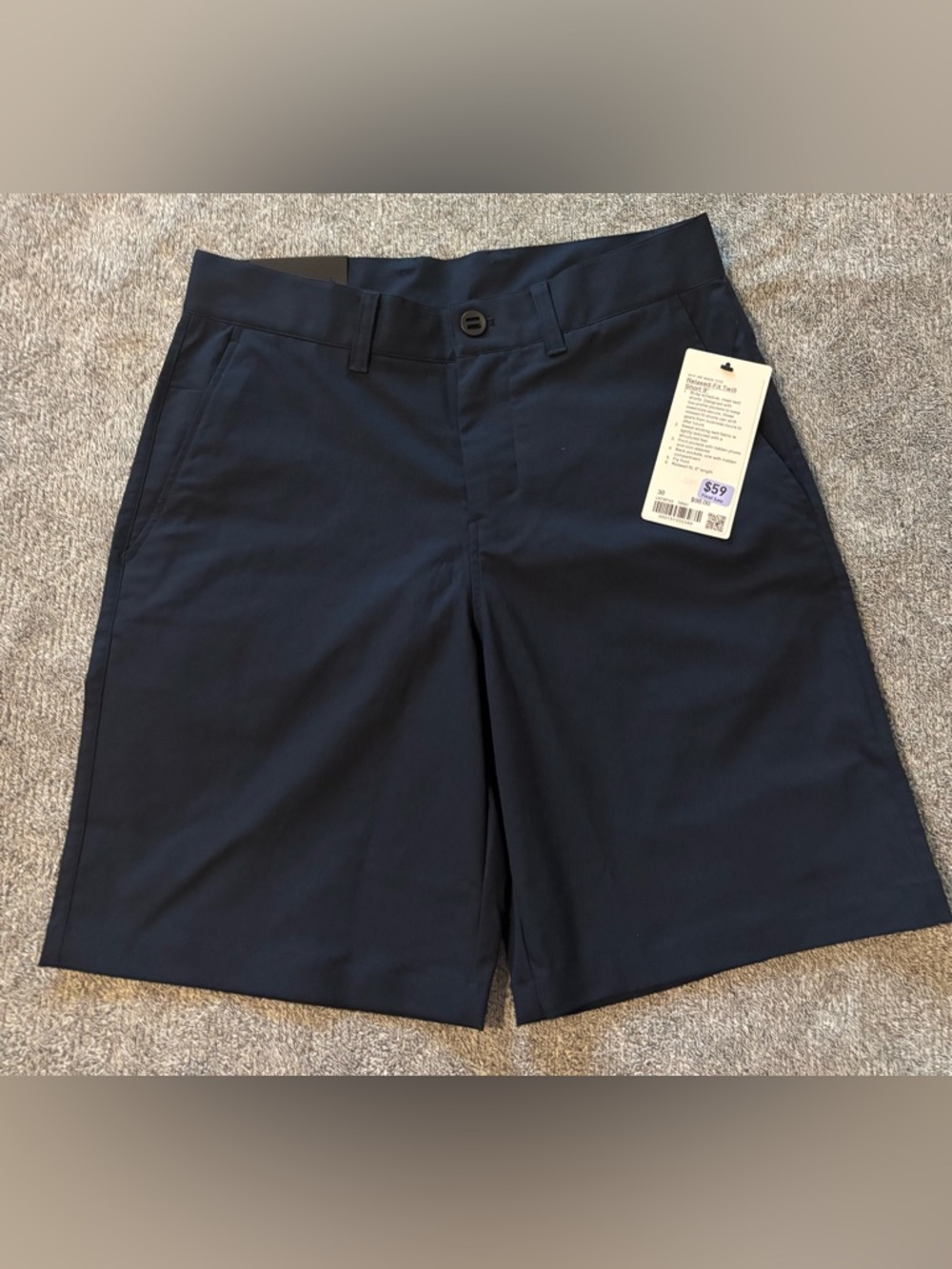 Lululemon Men’s Relaxed-Fit Twill Short 9” - Size 30 NWT